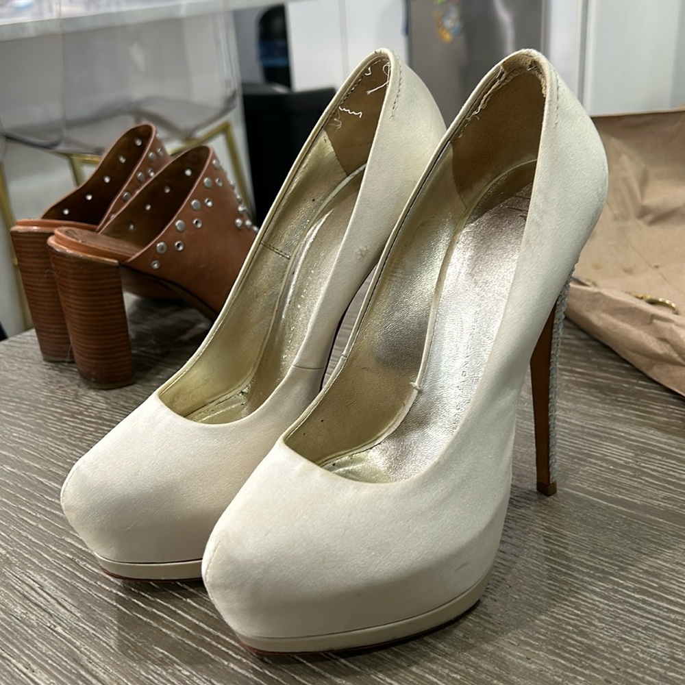 giuseppe zanotti high heeled bridal shoes